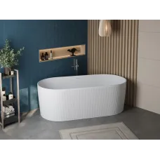 Акриловая ванна BelBagno BB411-1700-800-MATT 170x80 см, отдельностоящая, белый матовый