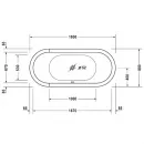 Акриловая ванна 180x80 см Duravit Starck 700009000000000