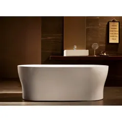 Акриловая ванна BelBagno BB405-1500-800 150x80 см, отдельностоящая, белый