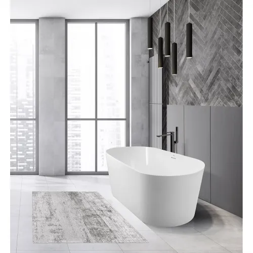 Акриловая ванна BelBagno BB416-1700-800 170,5x80 см, отдельностоящая, белый