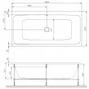 Акриловая ванна 180x80 см Am.Pm Func W84A-180-080W-A