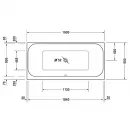 Акриловая ванна 190x90 см Duravit Happy D.2 700315000000000