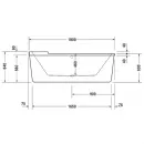 Акриловая ванна Duravit Starck 700010000000000 180x80 см, отдельностоящая, белый