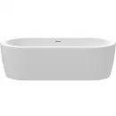 Акриловая ванна Cezares Slim SLIM CENTRAL-180-80-60-W37-SET 180x80 см, отдельностоящая, белый