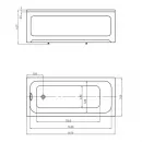 Акриловая ванна 160x70 см Aquatek Мия MIY160-0000001