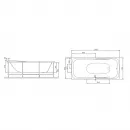 Акриловая ванна 170x75 см Am.Pm Sensation W30A-170-075W-A