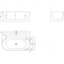 Акриловая ванна 170x80 см BelBagno BB409-1700-800