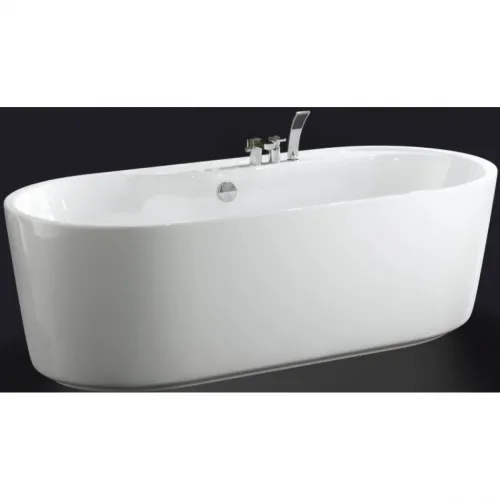 Акриловая ванна BelBagno BB14-K 177,5x84 см, отдельностоящая, белый