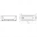 Акриловая ванна Jacob Delafon Odeon Rive Gauche E6D365RU-00 180x80 см, белый