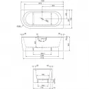 Акриловая ванна 179x79 см Cezares Slim SLIM CORNER-180-80-60-R-W37-SET