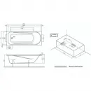 Акриловая ванна 170x70 см AM.PM Sense W75A-170-070W-KL