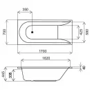 Акриловая ванна 170x70 см Am.Pm Spirit W72A-170-070W-A2