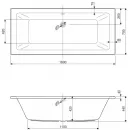 Акриловая ванна 160x70 см Cezares Plane mini PLANE MINI-160-70-42-W37