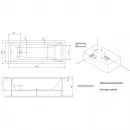 Акриловая ванна Am.Pm Gem W93A-160-070W-A 160x69,5 см, белый