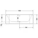 Акриловая ванна 180x80 см Duravit Happy D.2 700318000000000