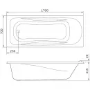 Акриловая ванна 170x70 см Am.Pm Sense New W76A-170-070W-A