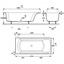 Акриловая ванна Ove 180x80 см Jacob Delafon E60143RU-00