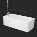 Акриловая ванна Am.Pm Gem W93A-180-080W-A 180x79,5 см, белый