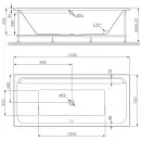 Акриловая ванна 170x75 см Am.Pm Inspire 2.0 W52A-170-075W-A