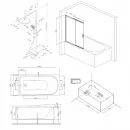 Акриловая ванна 150x70 см Am.Pm Like W80ASET-150SL