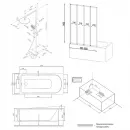 Акриловая ванна 170x70 см Am.Pm Like W80ASET-170AC