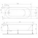Акриловая ванна 160x70 см Am.Pm X-Joy W94A-160-070W-A1