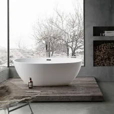 Акриловая ванна Vincea VBT-204 169x87 см, отдельностоящая, белый