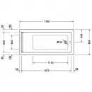 Акриловая ванна 170x80 см Duravit Starck 700336000000000
