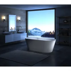 Акриловая ванна BelBagno BB14 178x84 см, отдельностоящая, белый