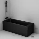 Акриловая ванна 170x70 см Am.Pm Gem S W93A-170-070B-A