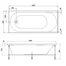 Акриловая ванна 181x80,7 см Am.Pm X-Joy W94A-180-080W-A