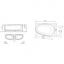 Акриловая ванна 170x110 см R Am.Pm Like W80A-170R110W-A