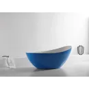 Акриловая ванна Abber AB9233DB 183,5x78,5 см, отдельностоящая, синий