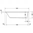 Акриловая ванна 180x90 см Duravit Starck 700050000000000