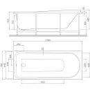 Акриловая ванна 170x70 см Am.Pm Like W80A-170-070W-A