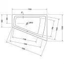 Акриловая ванна 170x130 см R Duravit Paiova 700215000000000