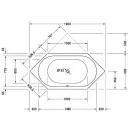 Акриловая ванна 190x90 см Duravit D-Code 700138000000000