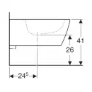 Подвесное биде Geberit iCon Square 231910000