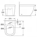 Биде напольное Grohe Euro Ceramic 3934000H