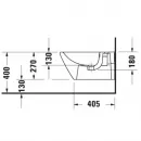 Подвесное биде Duravit D-Neo 2294150000