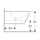 Подвесное биде Geberit Smyle Square 500.209.01.1