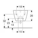Подвесное биде Geberit Smyle Square 500.209.01.1