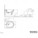 Биде подвесное Toto MH BW10045G1#XW