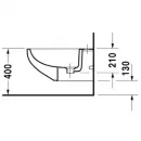 Подвесное биде Duravit Duraplus 2532100000