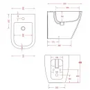 Биде напольное Artceram Faster FSB002 01 00 bi*1
