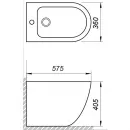 Биде напольное BelBagno Sfera-R BB2141B