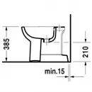 Биде напольное Duravit D-Code 22371000002