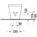 Биде напольное Duravit DuraStyle 2283100000
