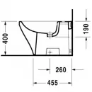 Биде напольное Duravit DuraStyle 2283100000