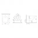Подвесное биде Am.Pm Inspire 2.0 C50A3411WH